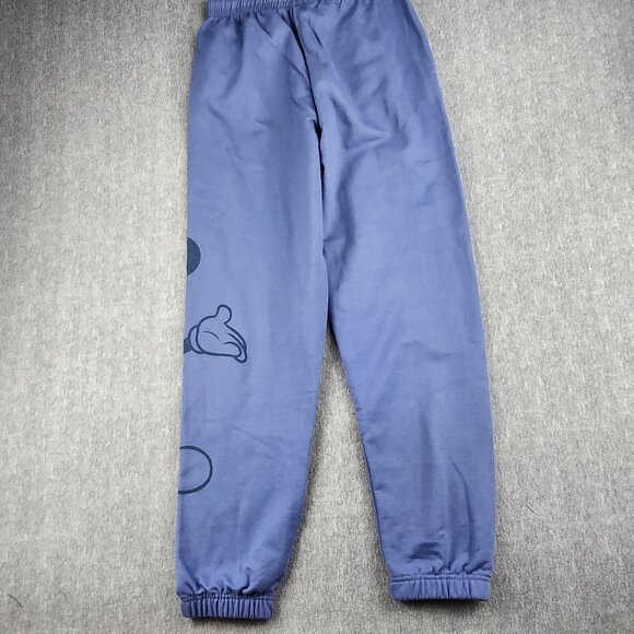 Freeze NY Mickey Truly Original Jogger Blue Women Size S Fleece Tonal Embroidery - Picture 3 of 16